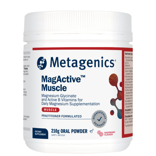 Metagenics Mag Active Muscle Powder Raspberry 210g