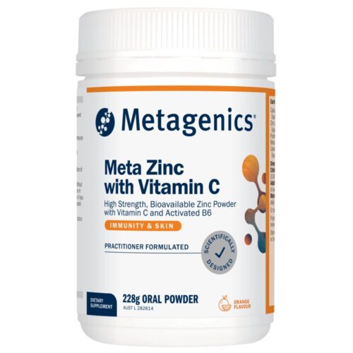 Metagenics Meta Zinc w/ Vitamin C Orange 228g