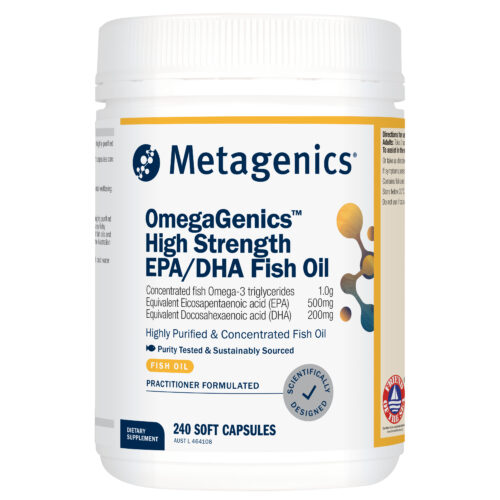 Metagenics OmegaGenics High Strength EPA/ DHA Fish Oil cap 240