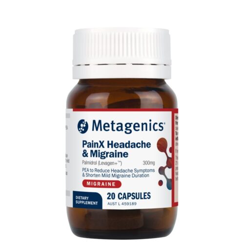 Metagenics Pain X Headache and Migraine cap 20