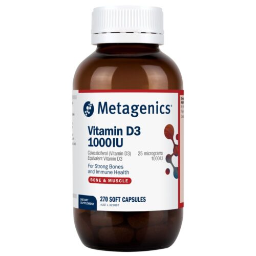 Metagenics Vitamin D3 1000IU cap 270